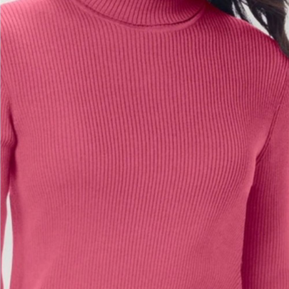 Pink Turtleneck Sweater for Women